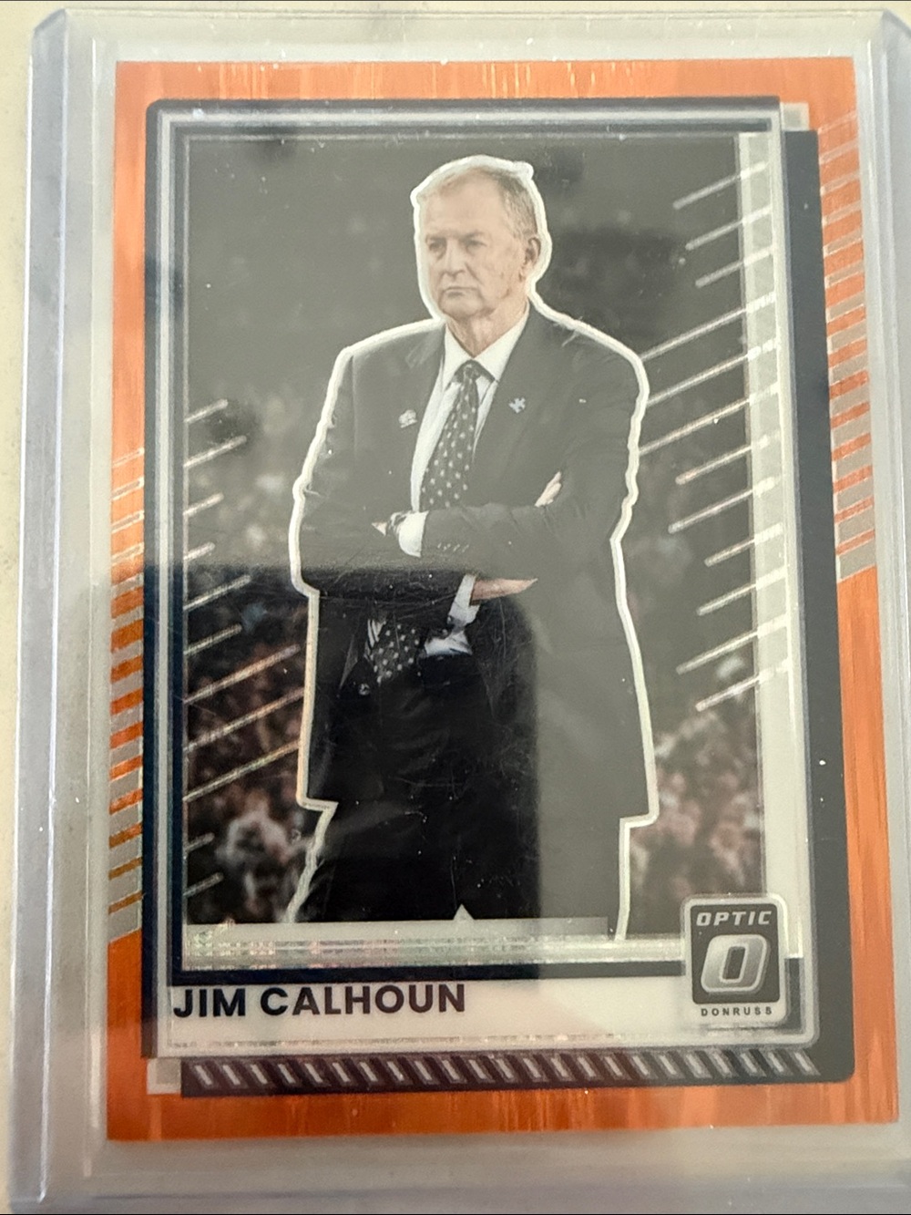 Jim Calhoun Trading Card